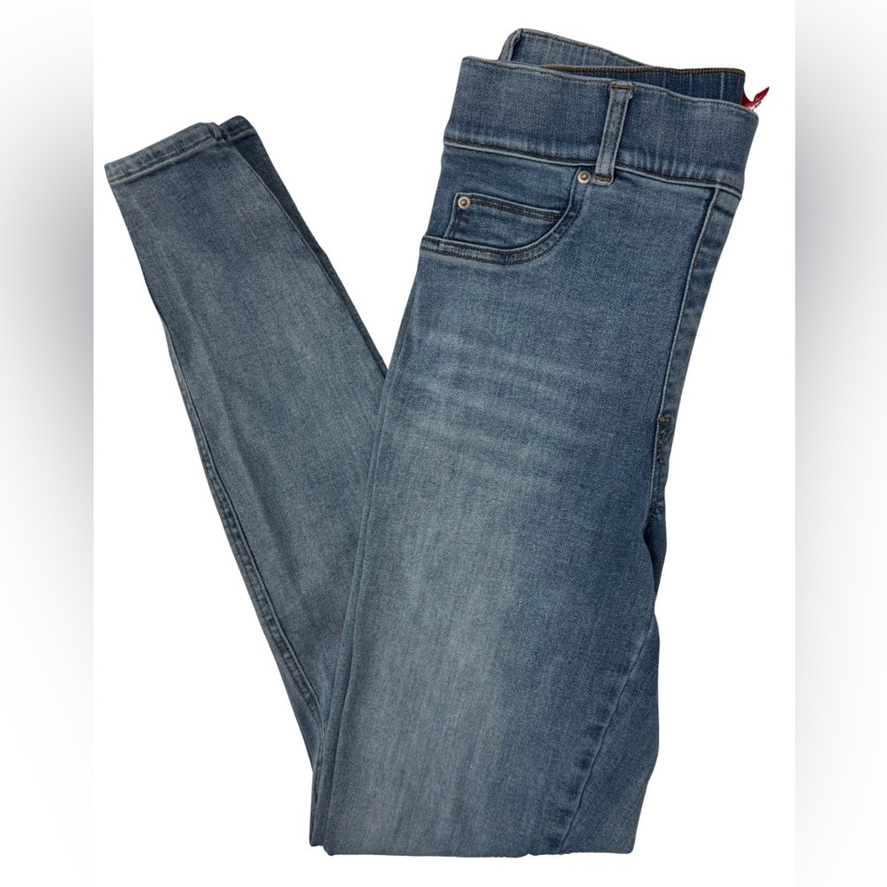 Spanx Light Wash Skinny Jeans Women’s Shaping Stretch Denim - Picture 1 of 7